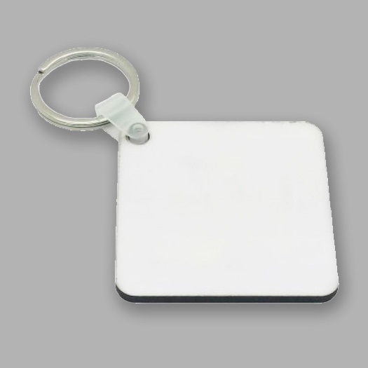 Square MDF Keyring 5cm