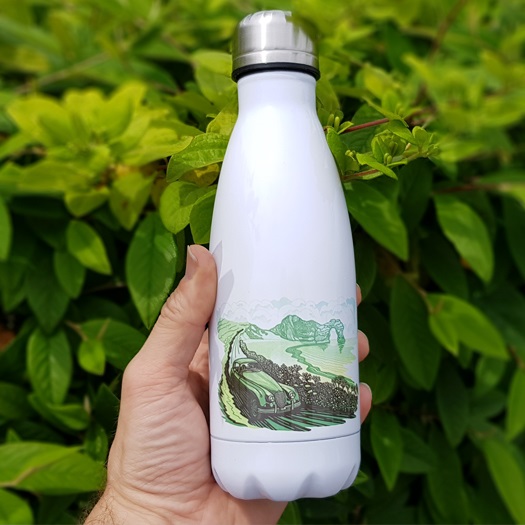 Metal 350ml Water Bottle Bowling Flask