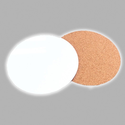 Printed Cork Round Placemat 23cm