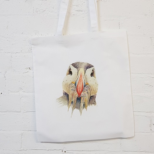 Tote Bag White Polyester