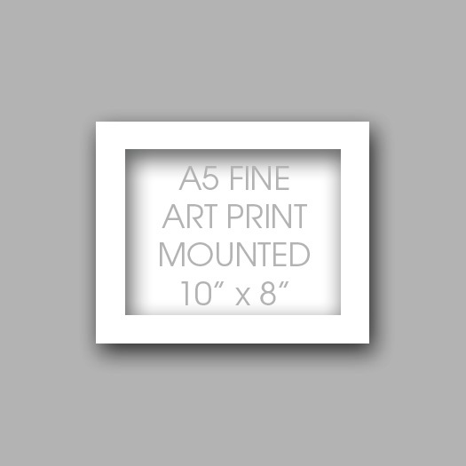 10"x8" Mounted Fine Art Print